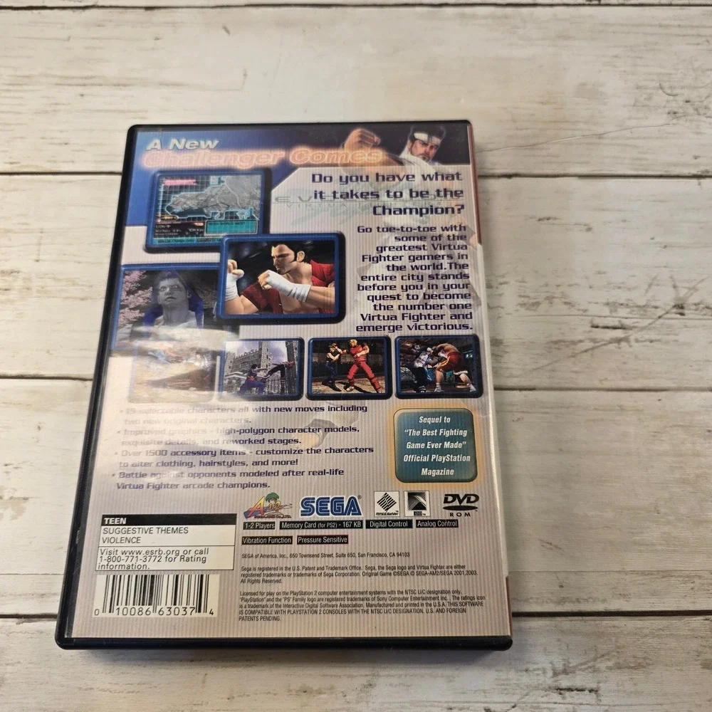 Virtua Fighter 4 Evolution Sony PlayStation 2 PS2 Greatest‎ Hits Sega FTG Game